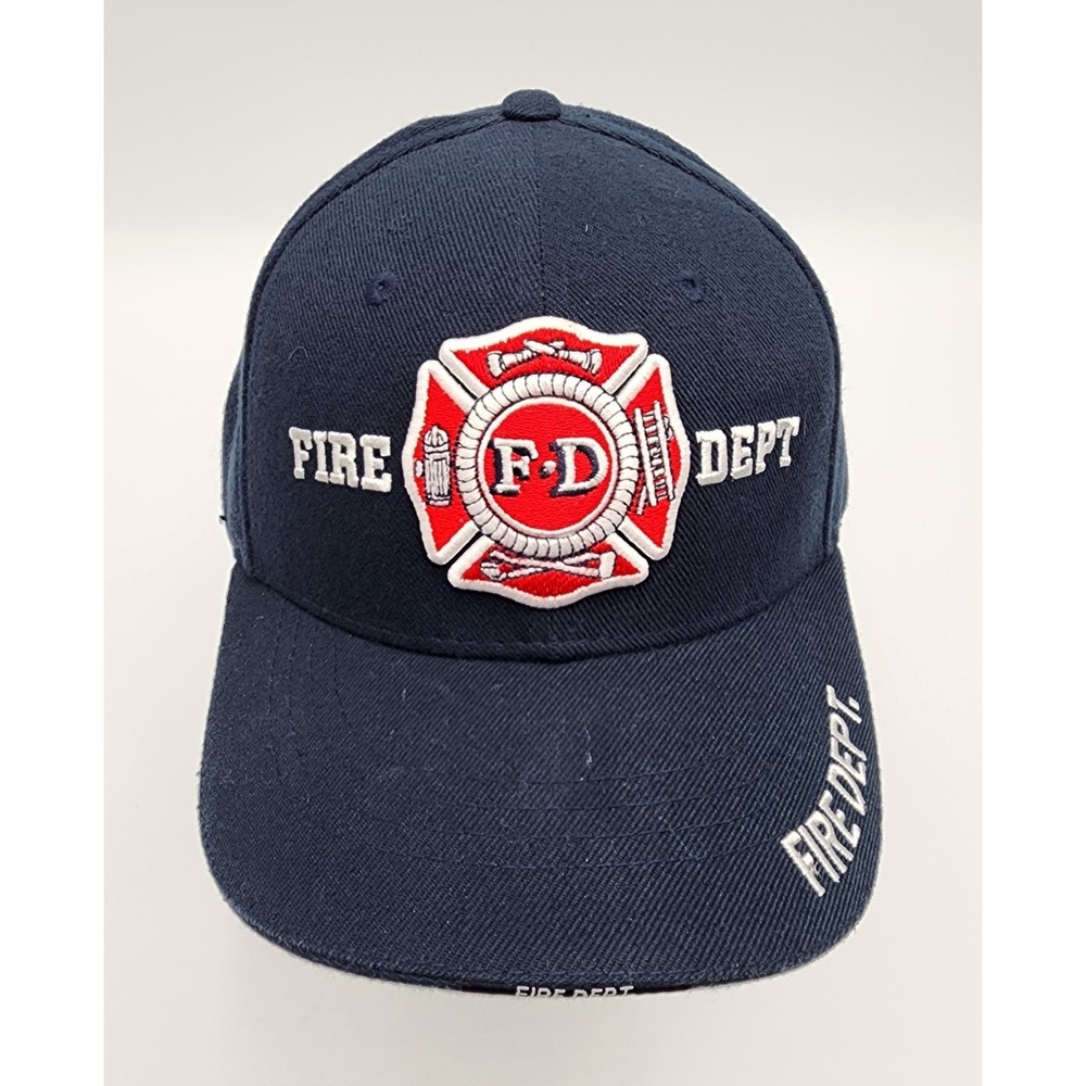 RAPID‎ DOMINANCE FIREFIGHTER HAT BLUE ADJUSTABLE SNAP BACK NEW
